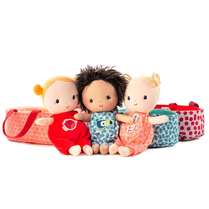 Lilliputiens myk babydukke i dukkelift, Agathe