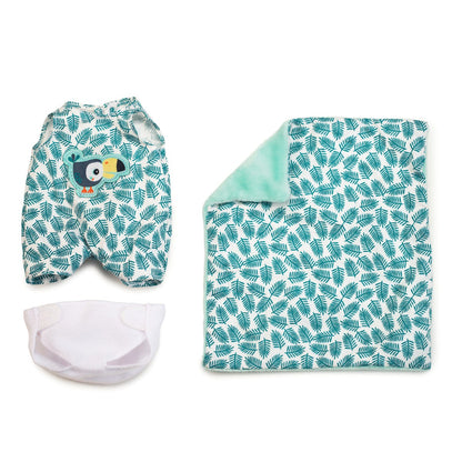 Lilliputiens myk babydukke i dukkelift, Ari