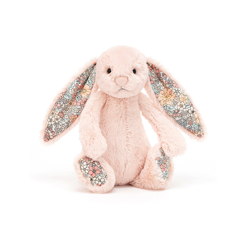 Jellycat bamse, Bashful Blossom Blush kanin - 18 cm