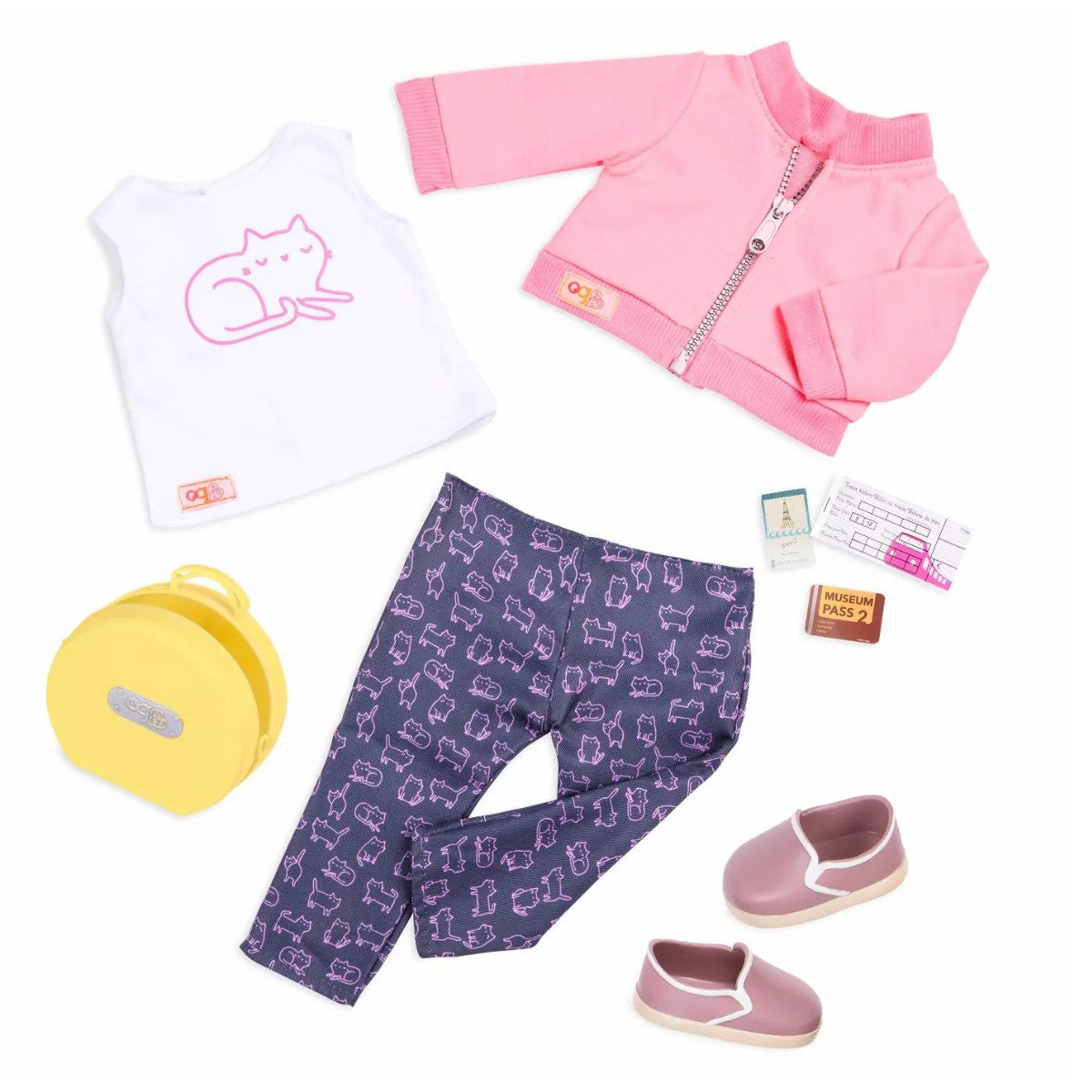 Our Generation Deluxe dukketøy, Jakke og katte-t-skjorte