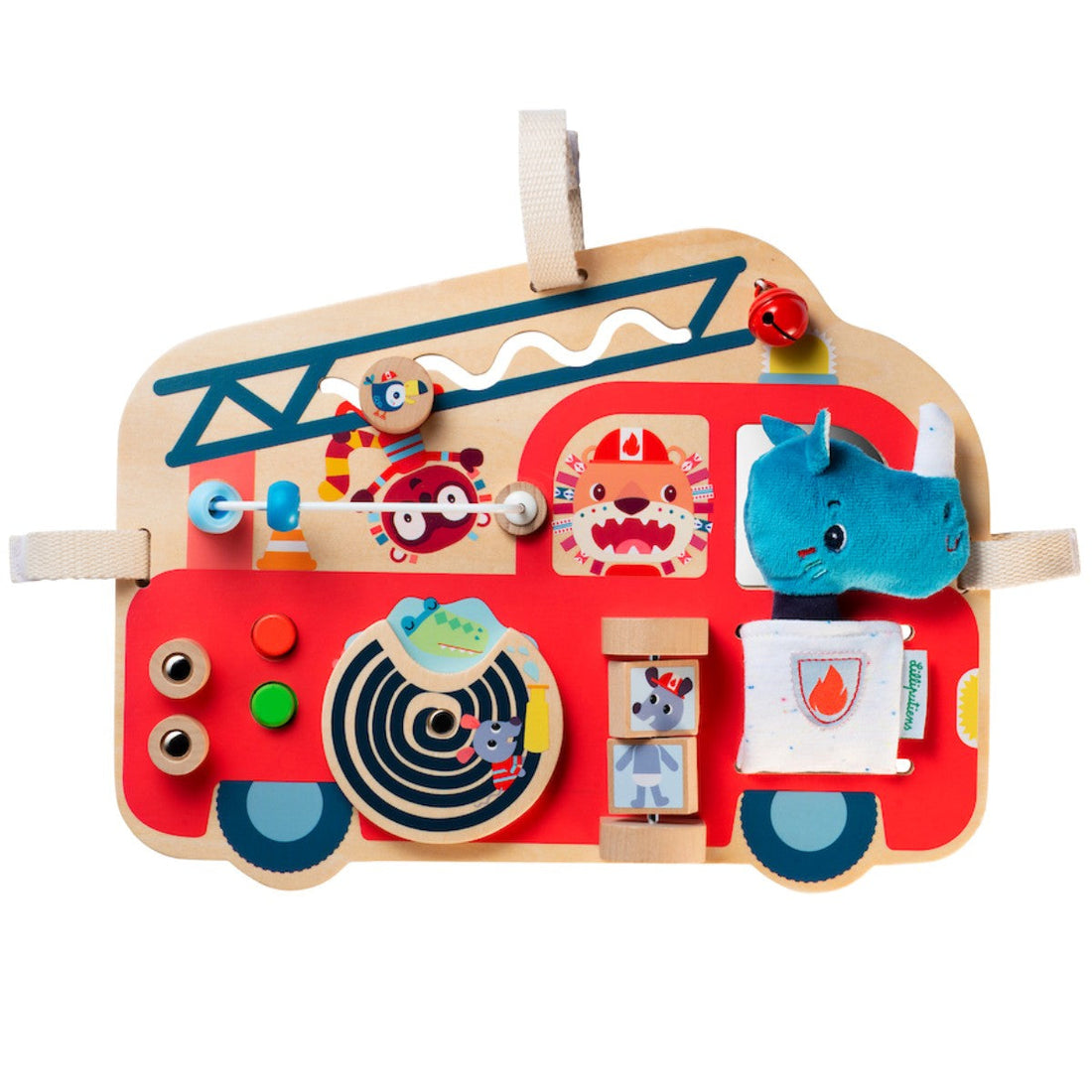 Lilliputiens aktivitetspanel i tre, Brannbil