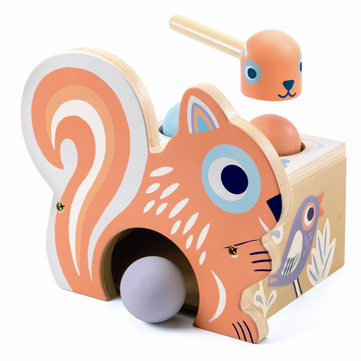 Djeco aktivitet i tre, BabyNut hammerbrett