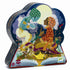 Djeco silhuetpuslespil Aladdin 24 brikker i en detailvisning.