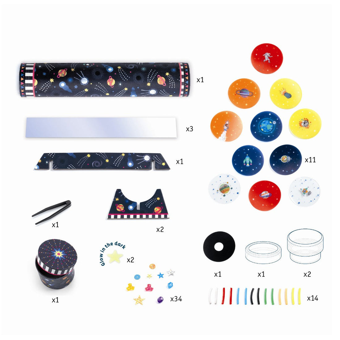 Djeco DIY, Lag et kaleideskop - Space