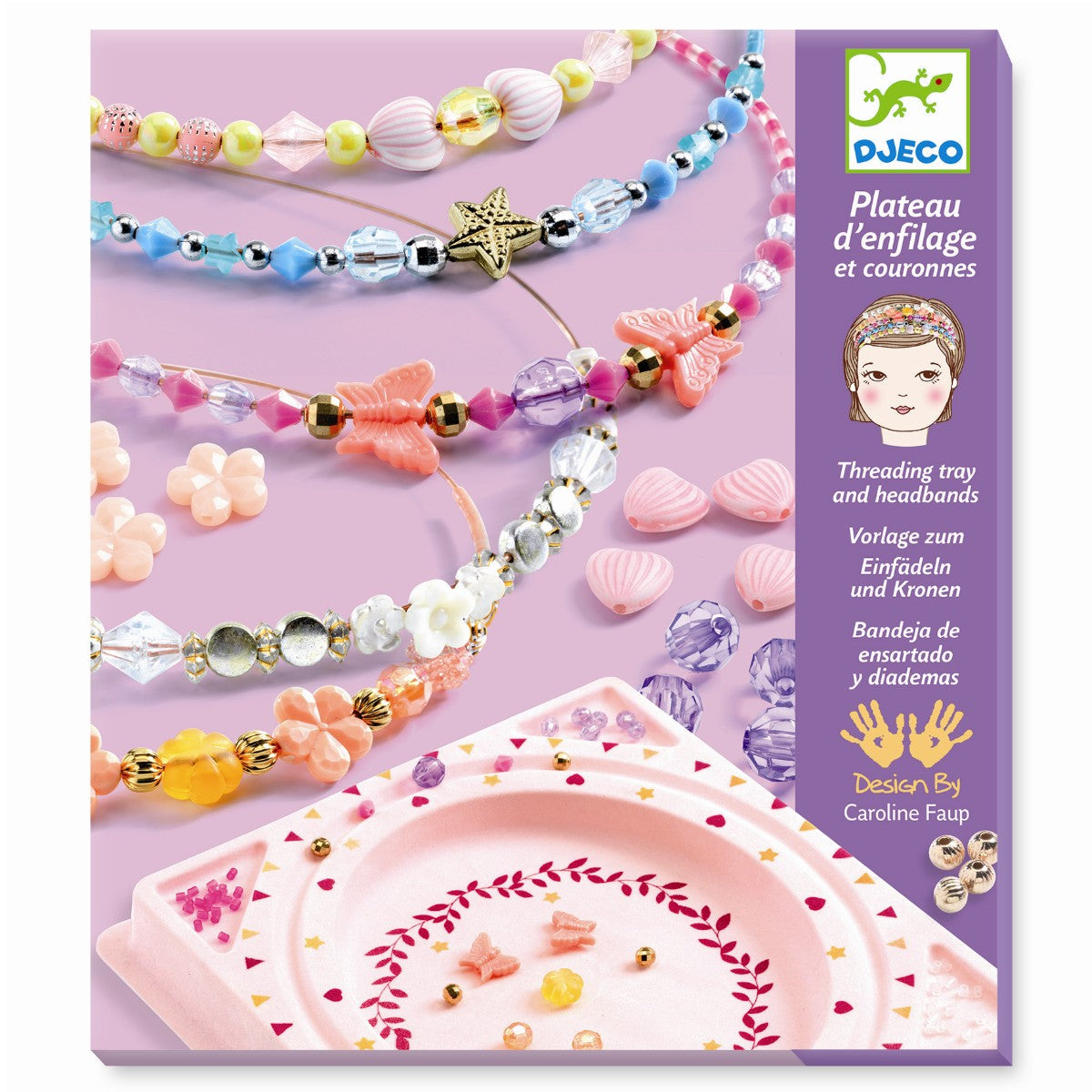 Djeco kreativ eske, vakre hårbøyler