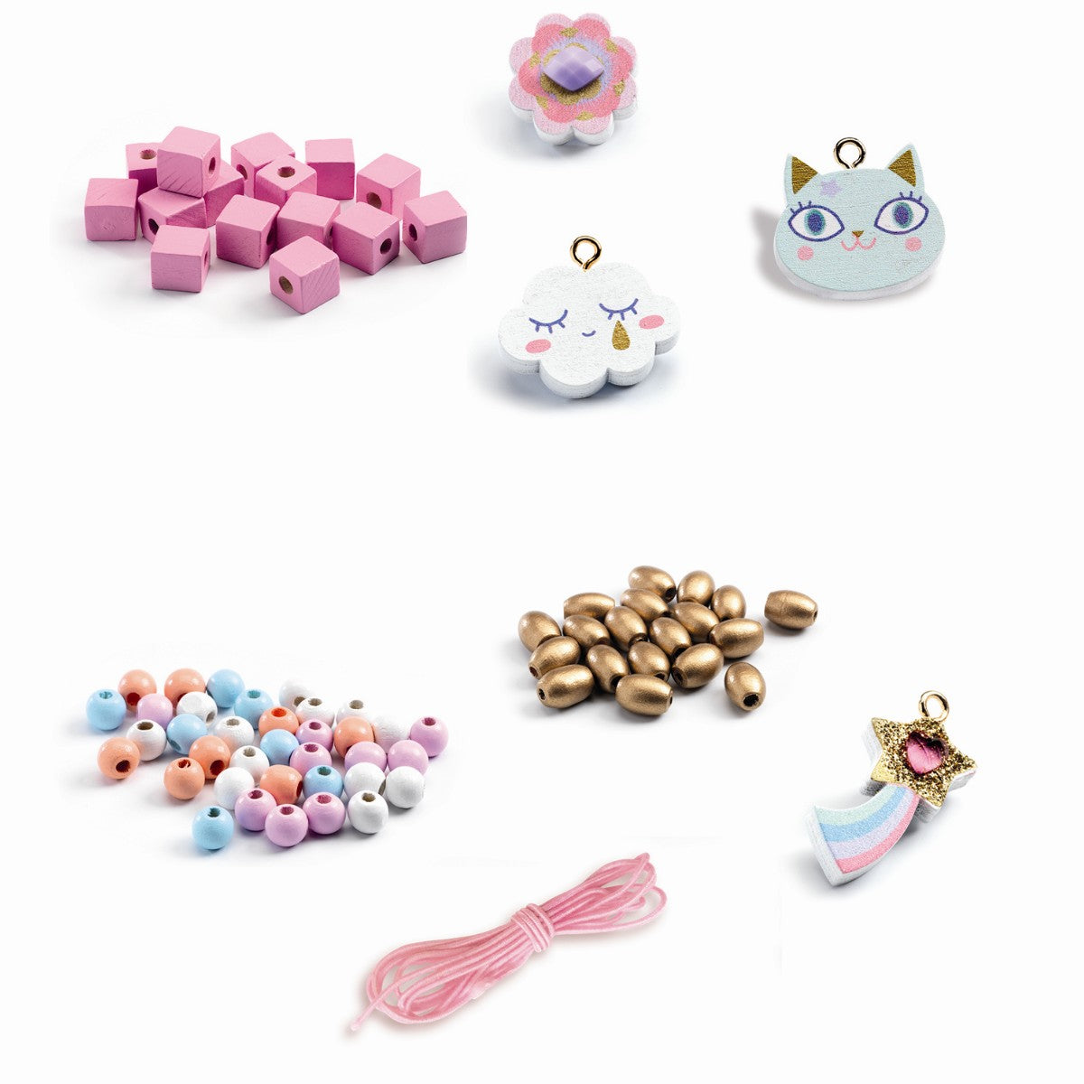 Djeco kreativ eske, vakre hårbøyler