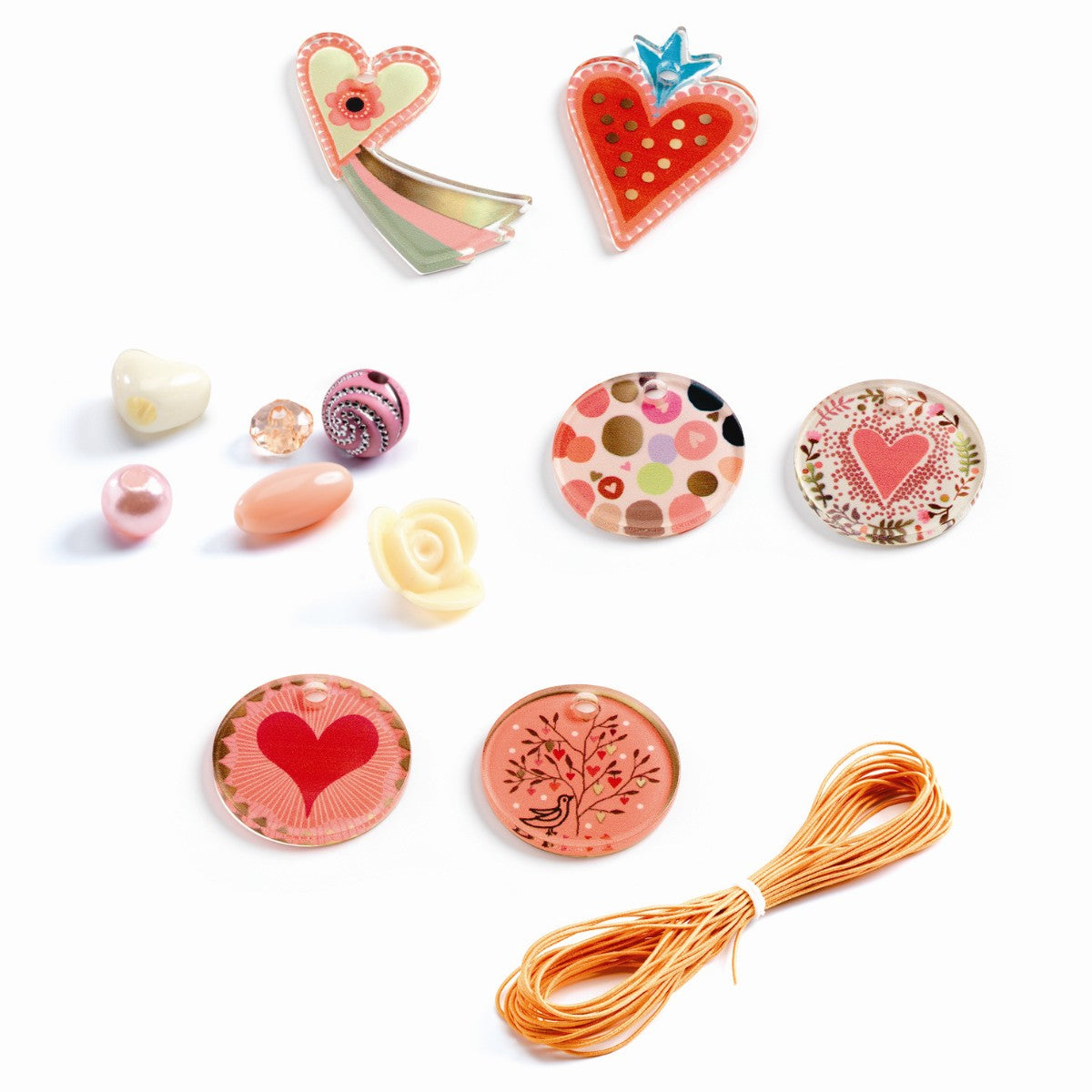 Djeco perlesett, Hjerter