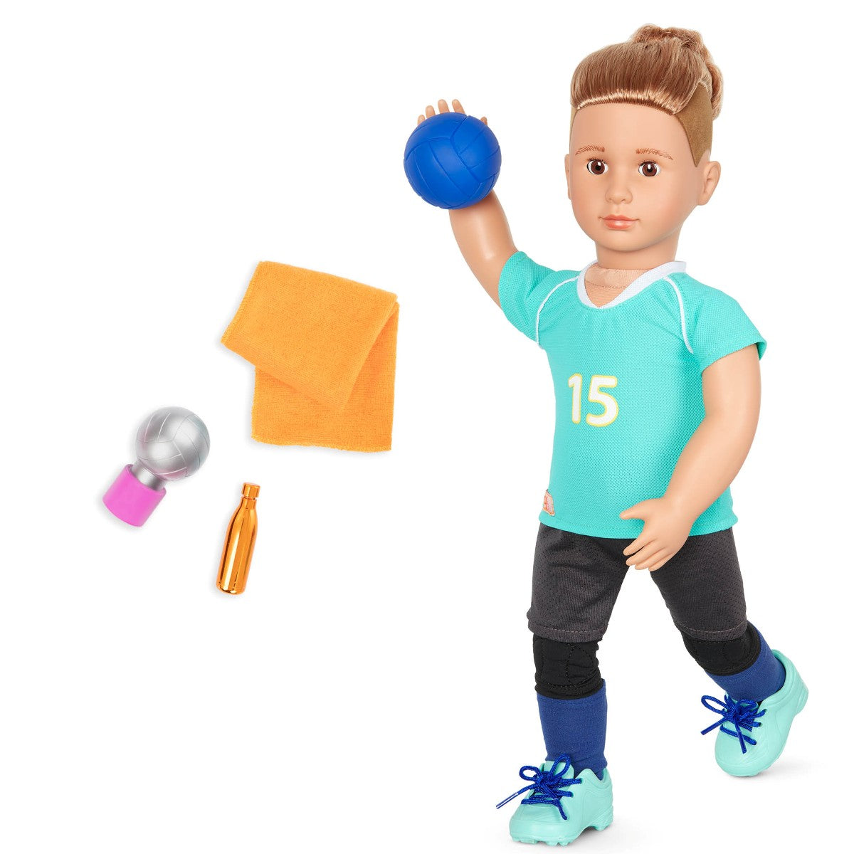 Our Generation dukke, Johnny med bøyelige ben - 46 cm