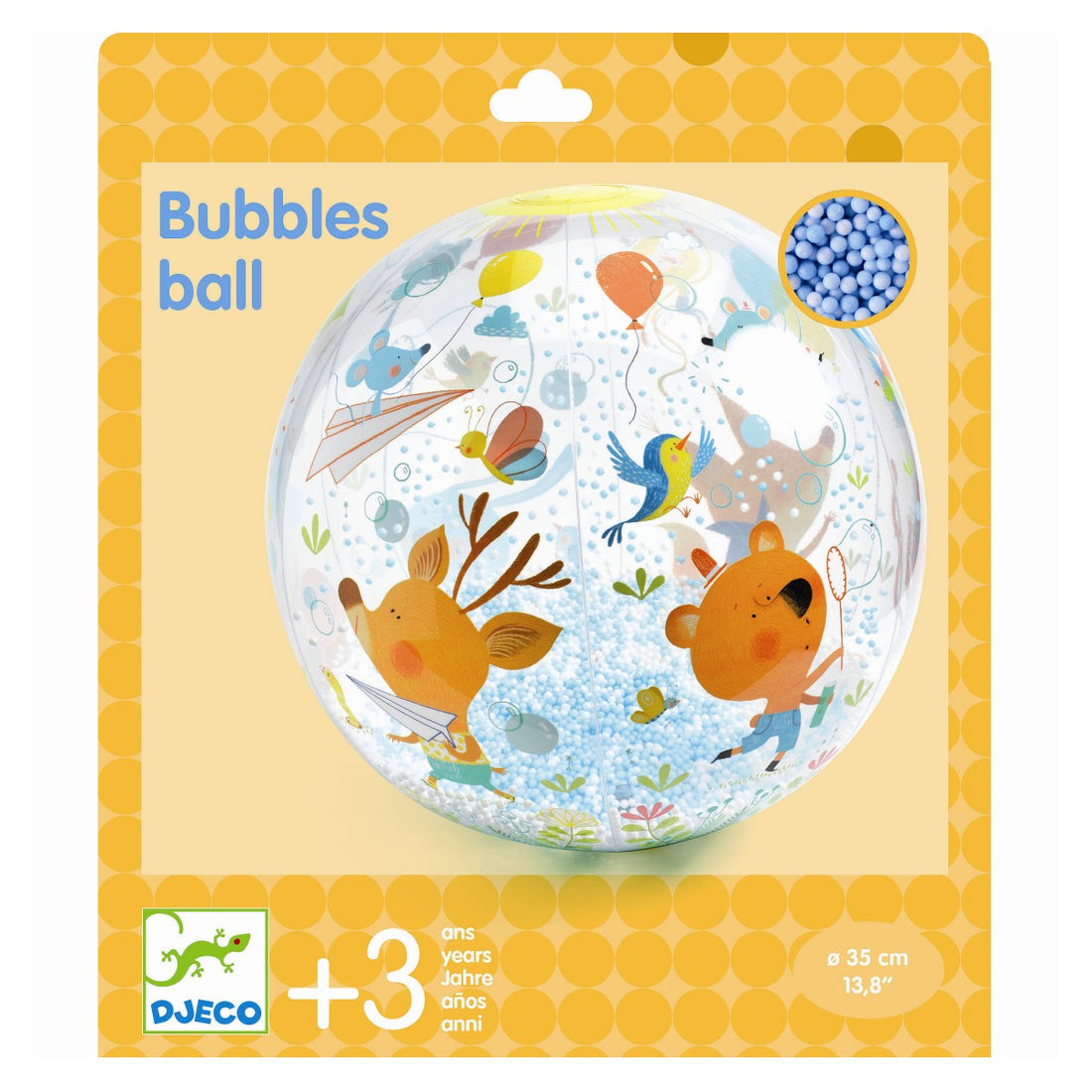 Djeco badeball, Bubbles med kuler