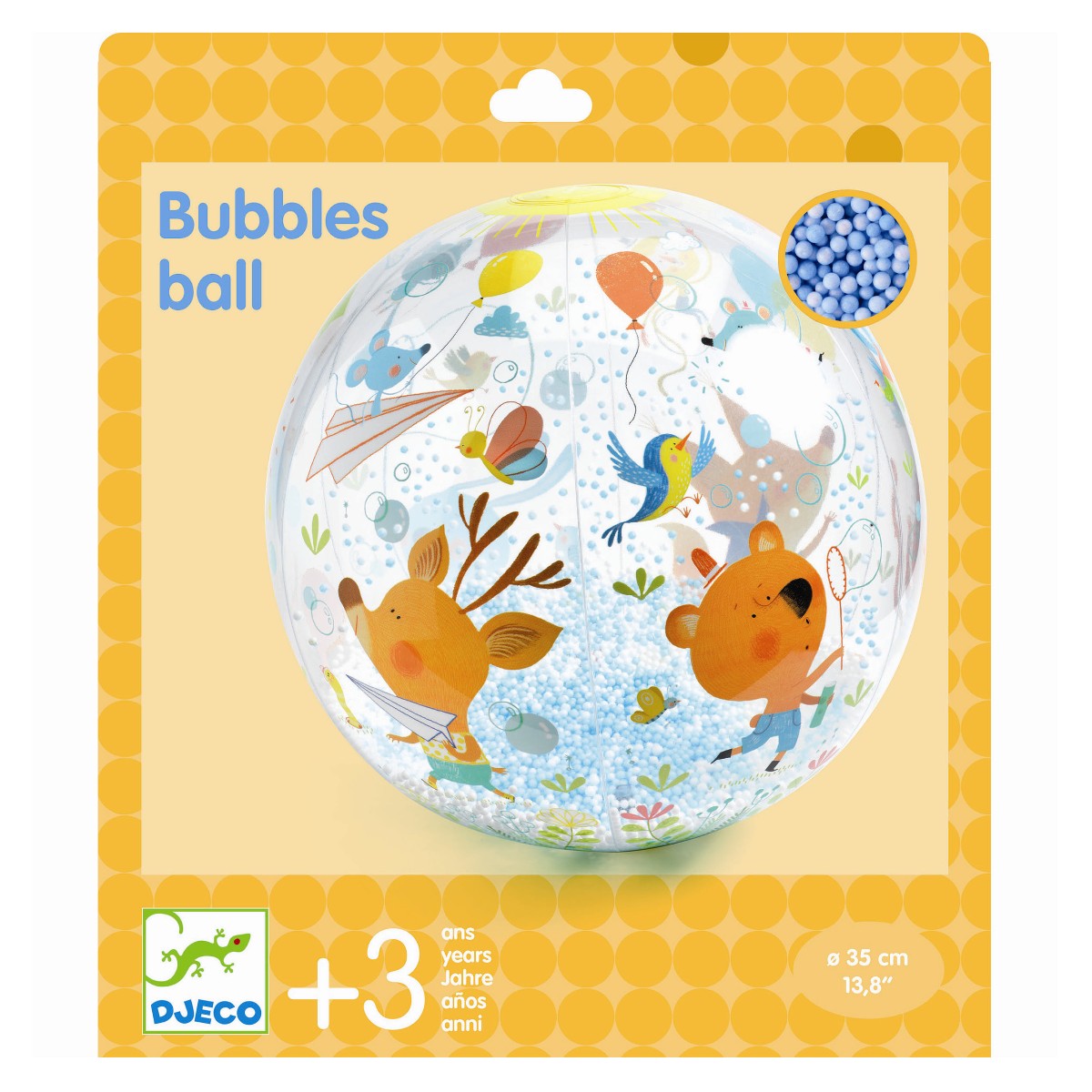 Djeco badeball, Bubbles med kuler