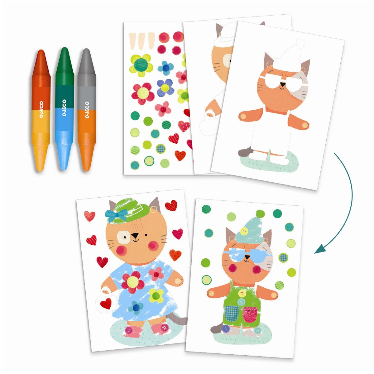 Djeco kreativ aktivitetseske - Huset