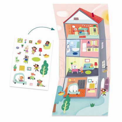 Djeco kreativ aktivitetseske - Huset