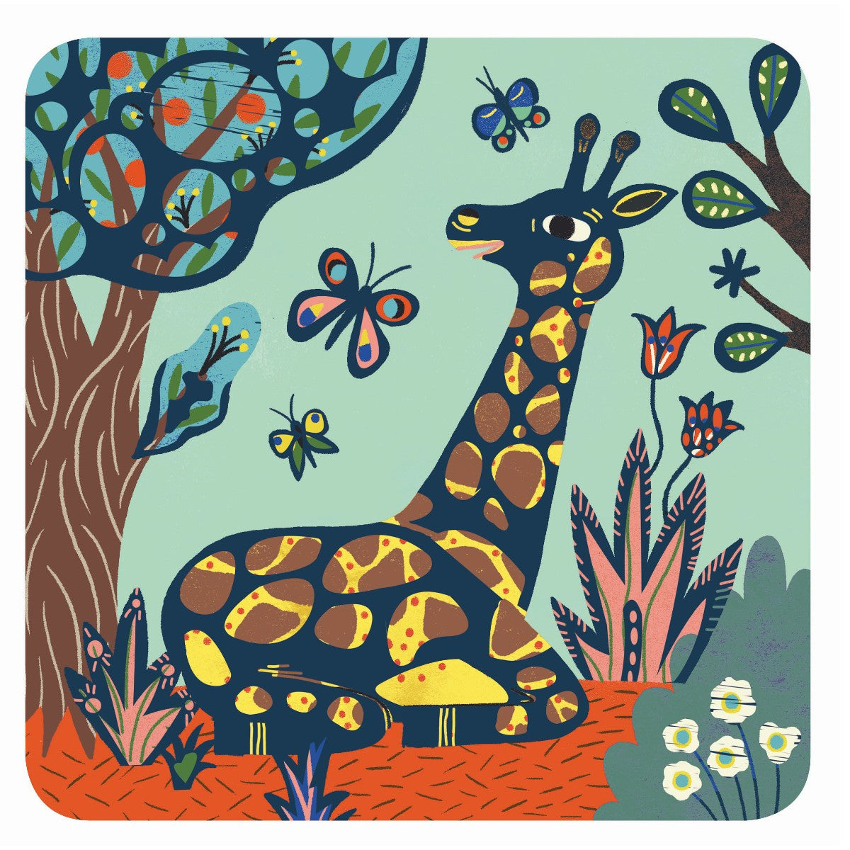 Djeco skrapekort for de minste, Store dyr