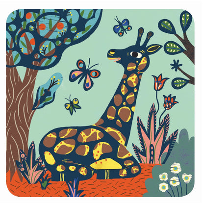 Djeco skrapekort for de minste, Store dyr