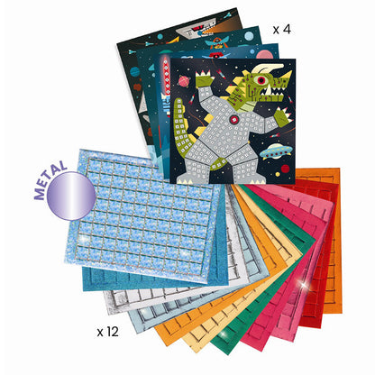 Djeco kreativ mosaikk, Romkrig