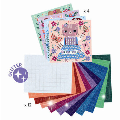 Djeco kreativ mosaikk, Søte dyr