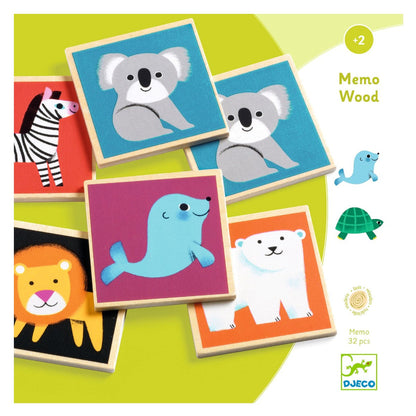 Djeco Memo i tre, Ville dyr