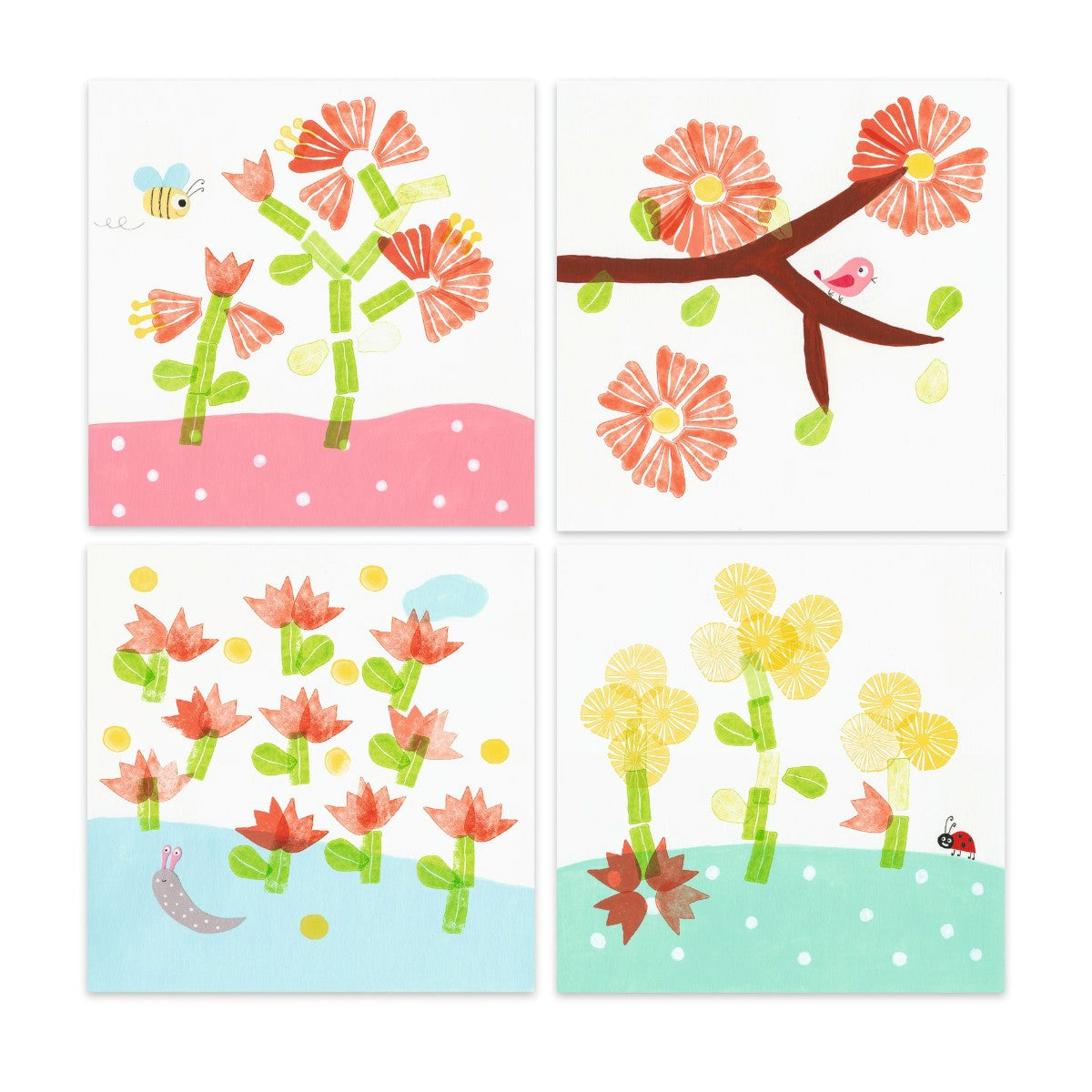 Djeco Kreative stempler, Blomster