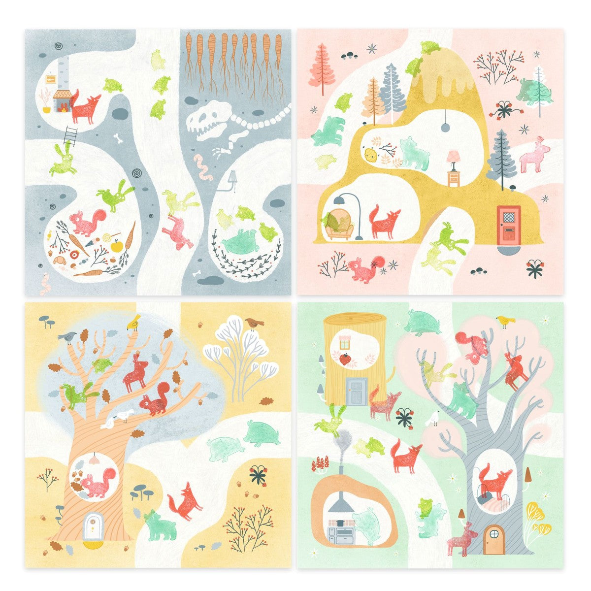 Djeco Kreative stempler, Skogen