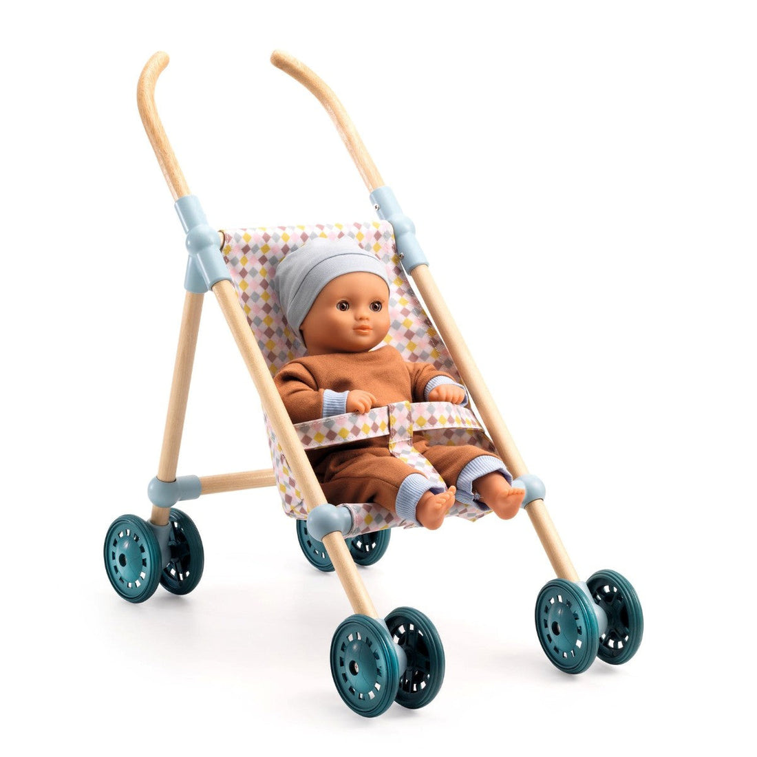 Djeco Pomea dukketrille i tre, Little Cubes 44 cm