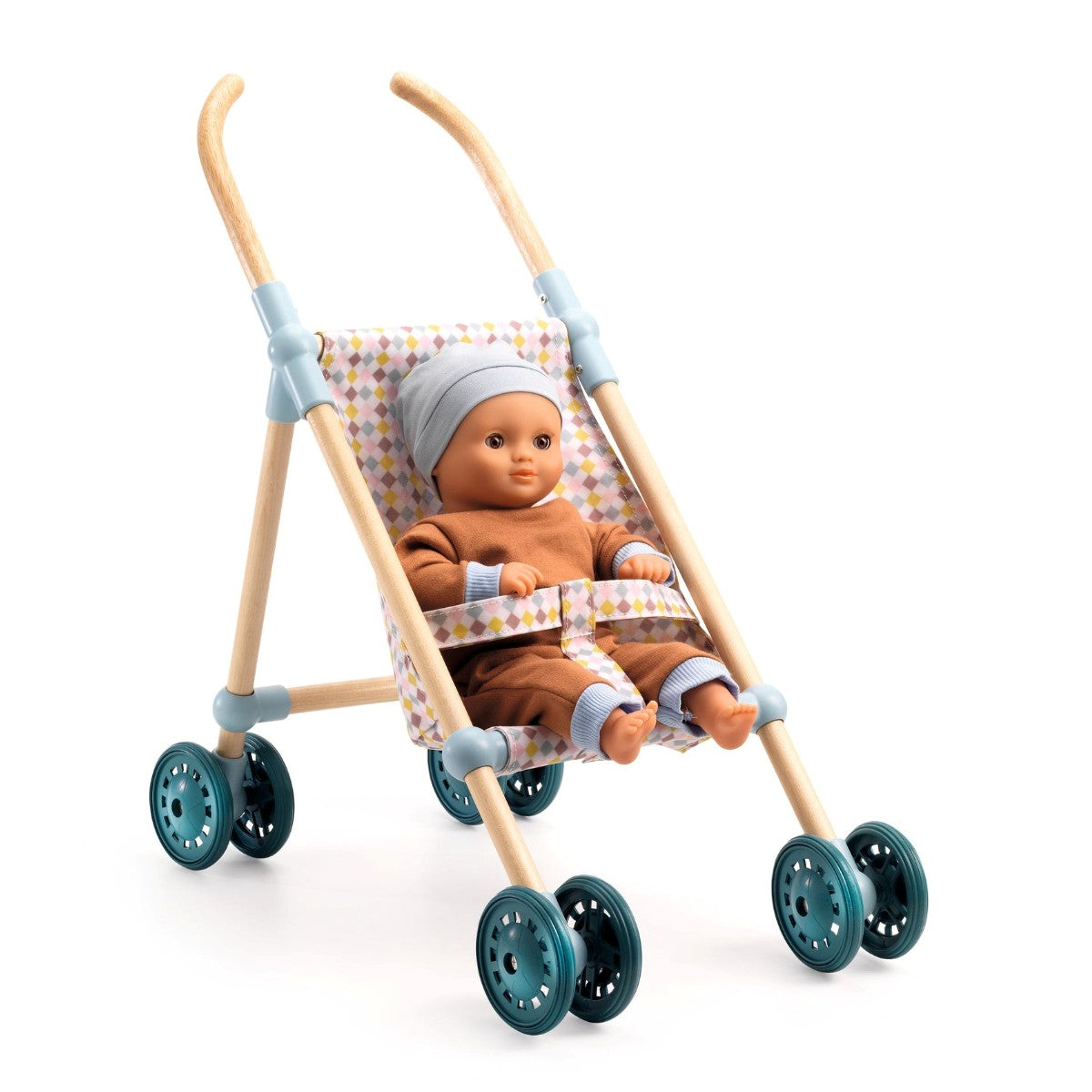 Djeco Pomea dukketrille i tre, Little Cubes 44 cm