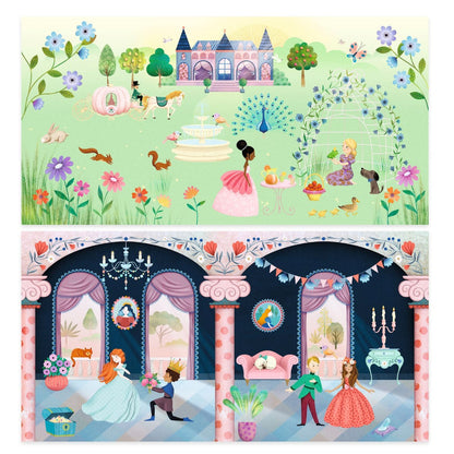 Djeco gjenbrukbare klistremerker, Slottet