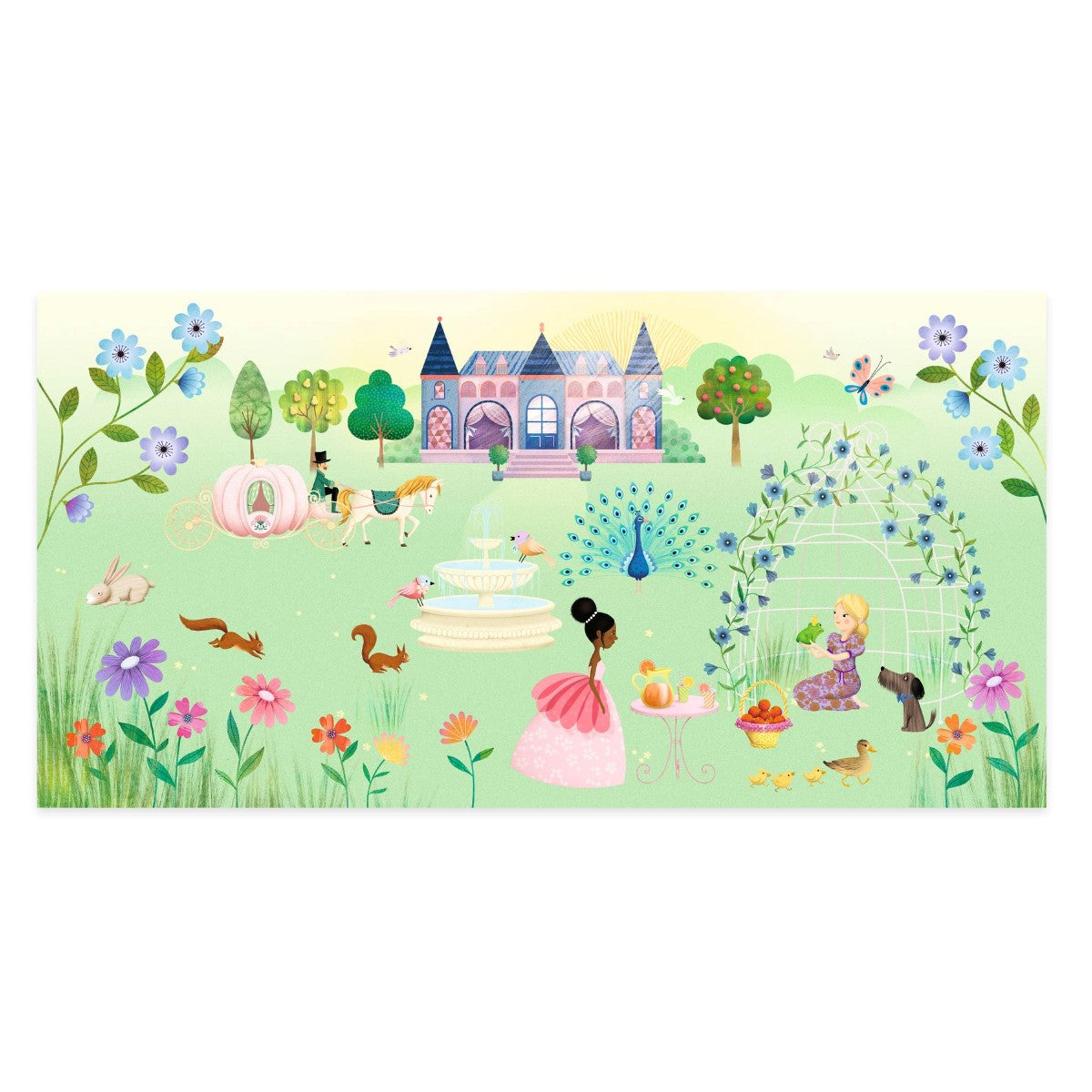 Djeco gjenbrukbare klistremerker, Slottet