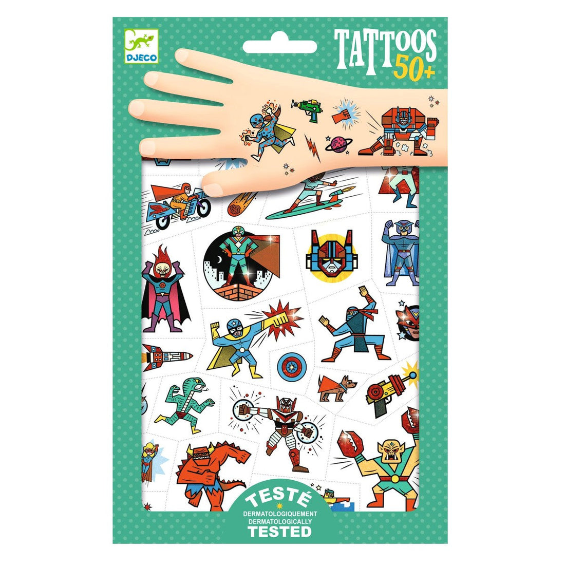 Djeco tatoveringer, Skurke mod helte