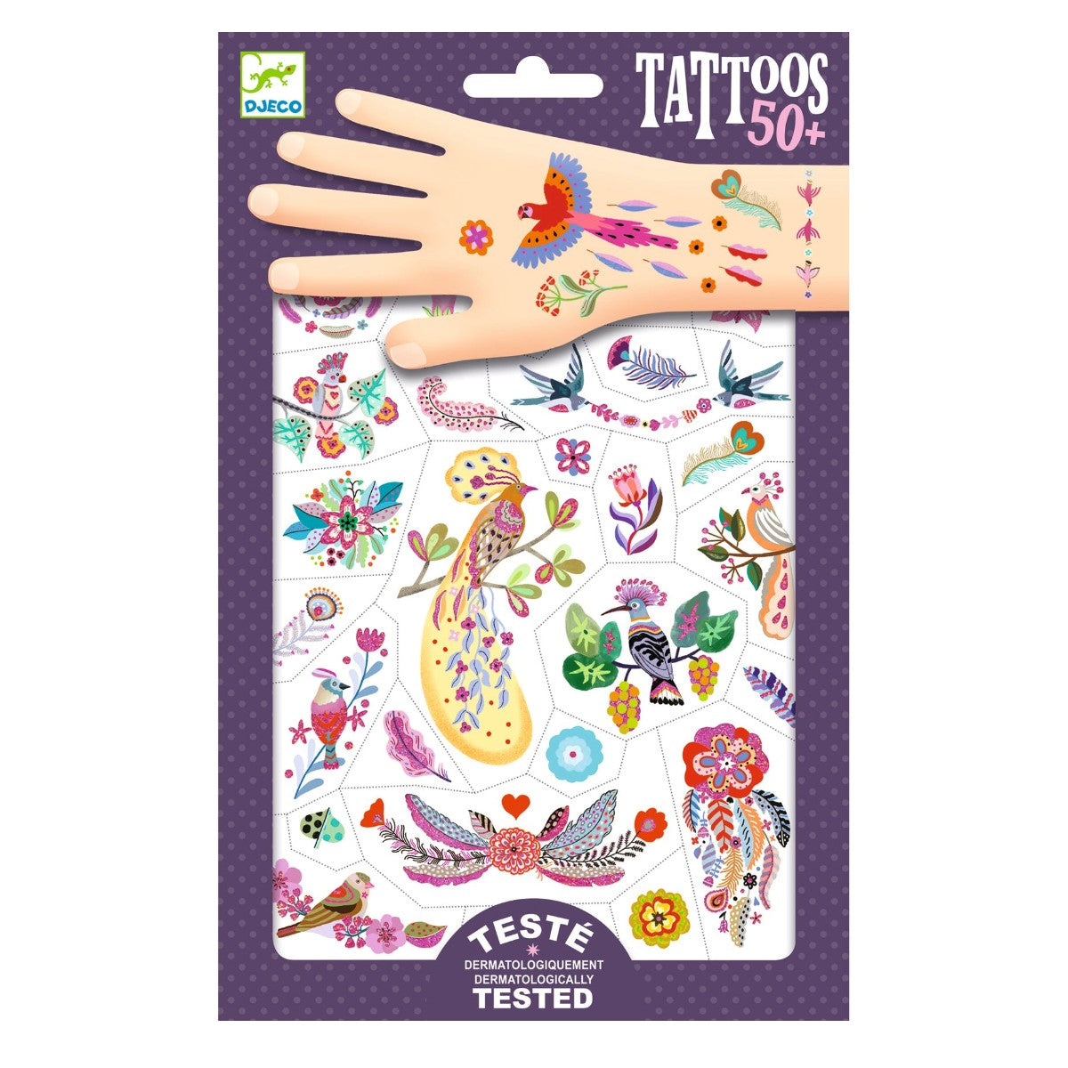 Djeco tatoveringer, Fugler