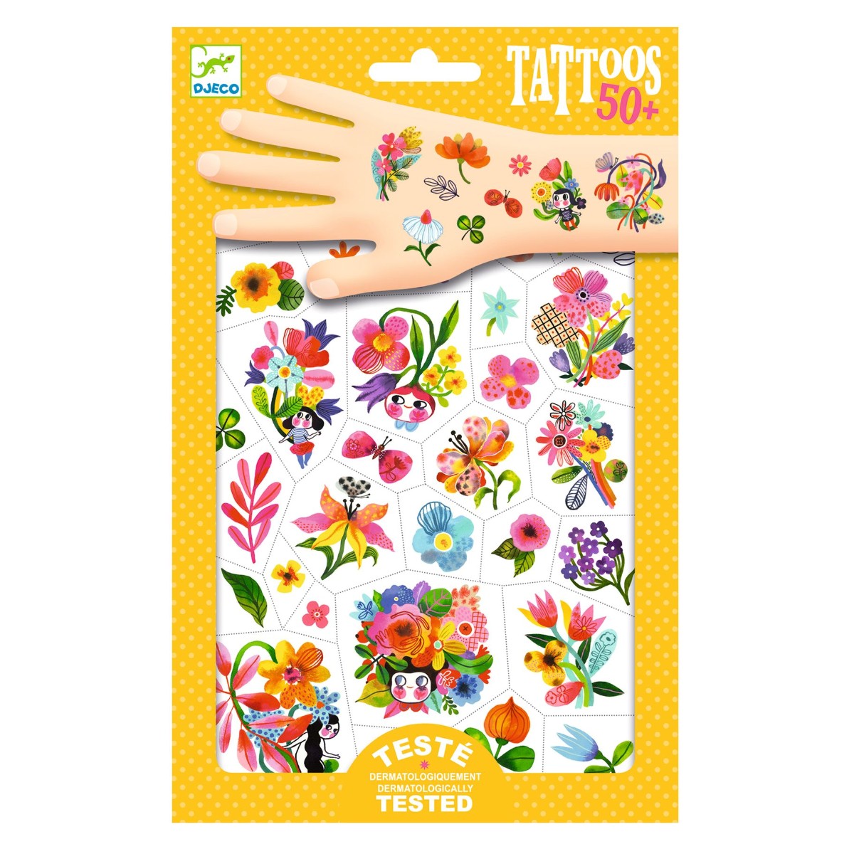 Djeco tatoveringer, Blomster