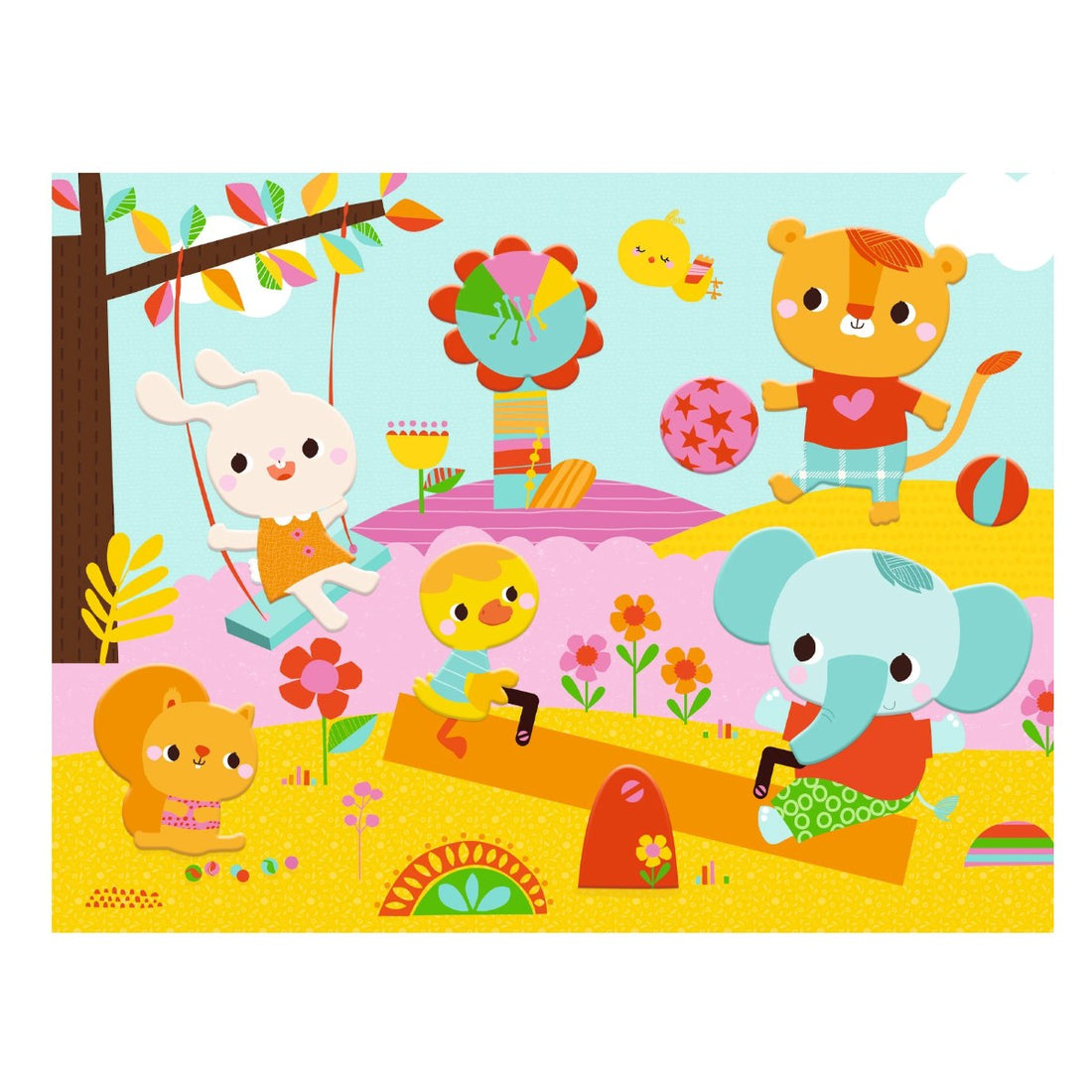 Djeco Kreativ collage, Dagen