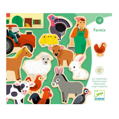 Djeco magneter i tre, Farmix
