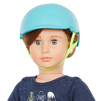 Our Generation dukke, Theodore m/ skateboard - 46 cm