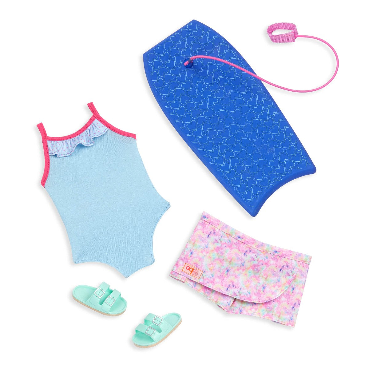 Our Generation dukke Ivana med surfebrett - 46 cm