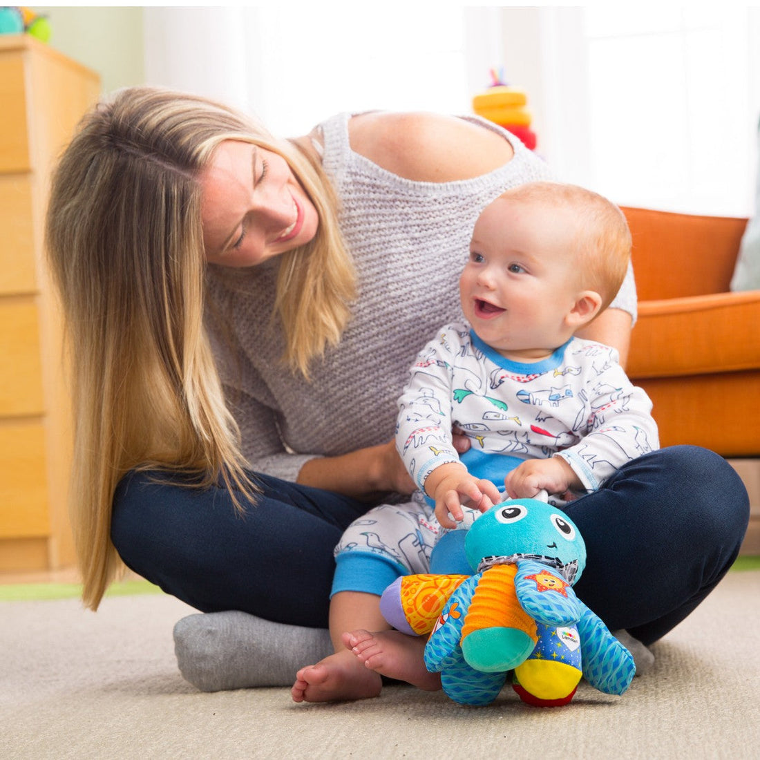 Lamaze Aktivitetsleketøy med oppheng, Blekkspruten Sam