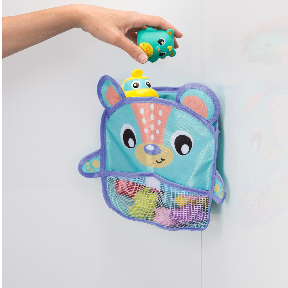 Playgro baderoms-tilbehør, Bjørn til oppbevaring av badeleker