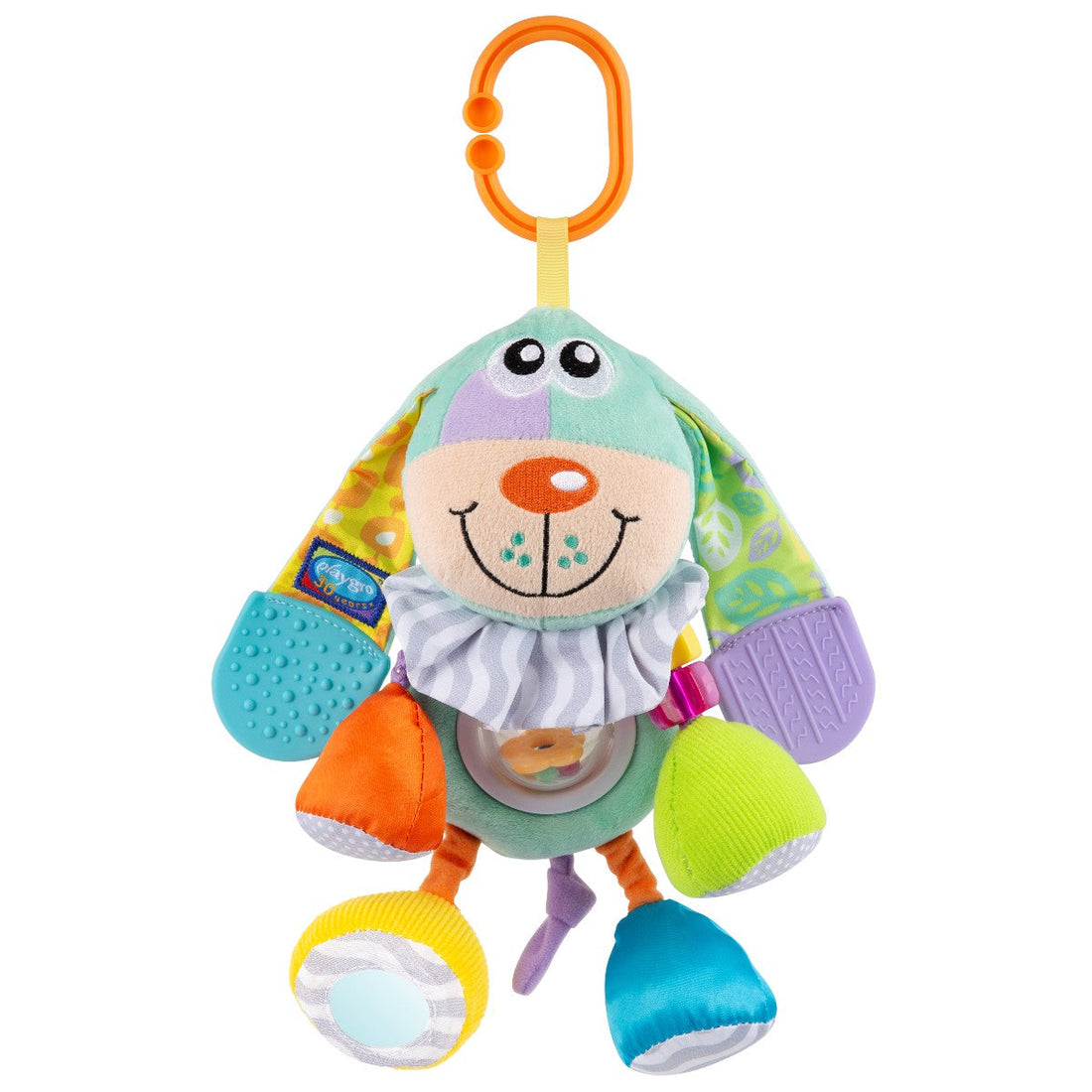 Playgro aktivitetsleketøy, Aktivitets hund - Blå