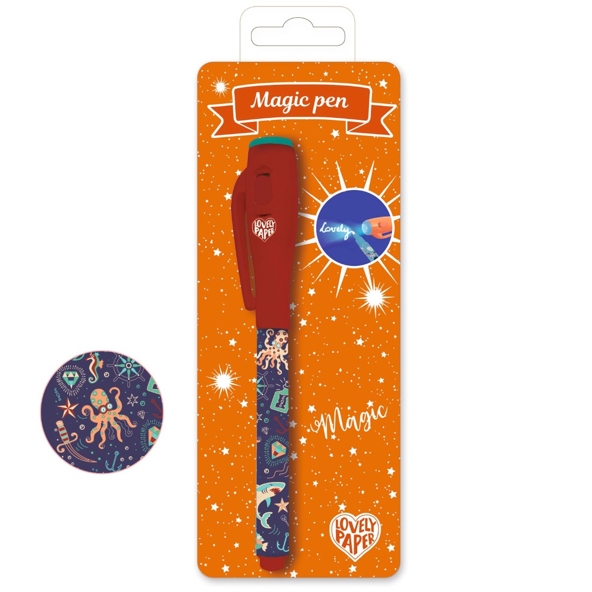 Djeco Lovely Paper, Steve magic pen