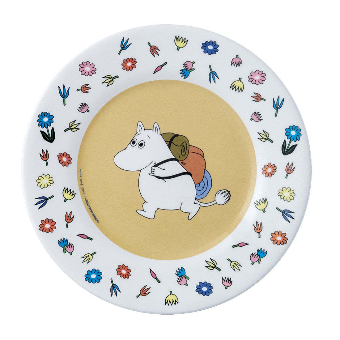 Petit Jour Paris lunsjtallerken, Mummi med ryggsekk