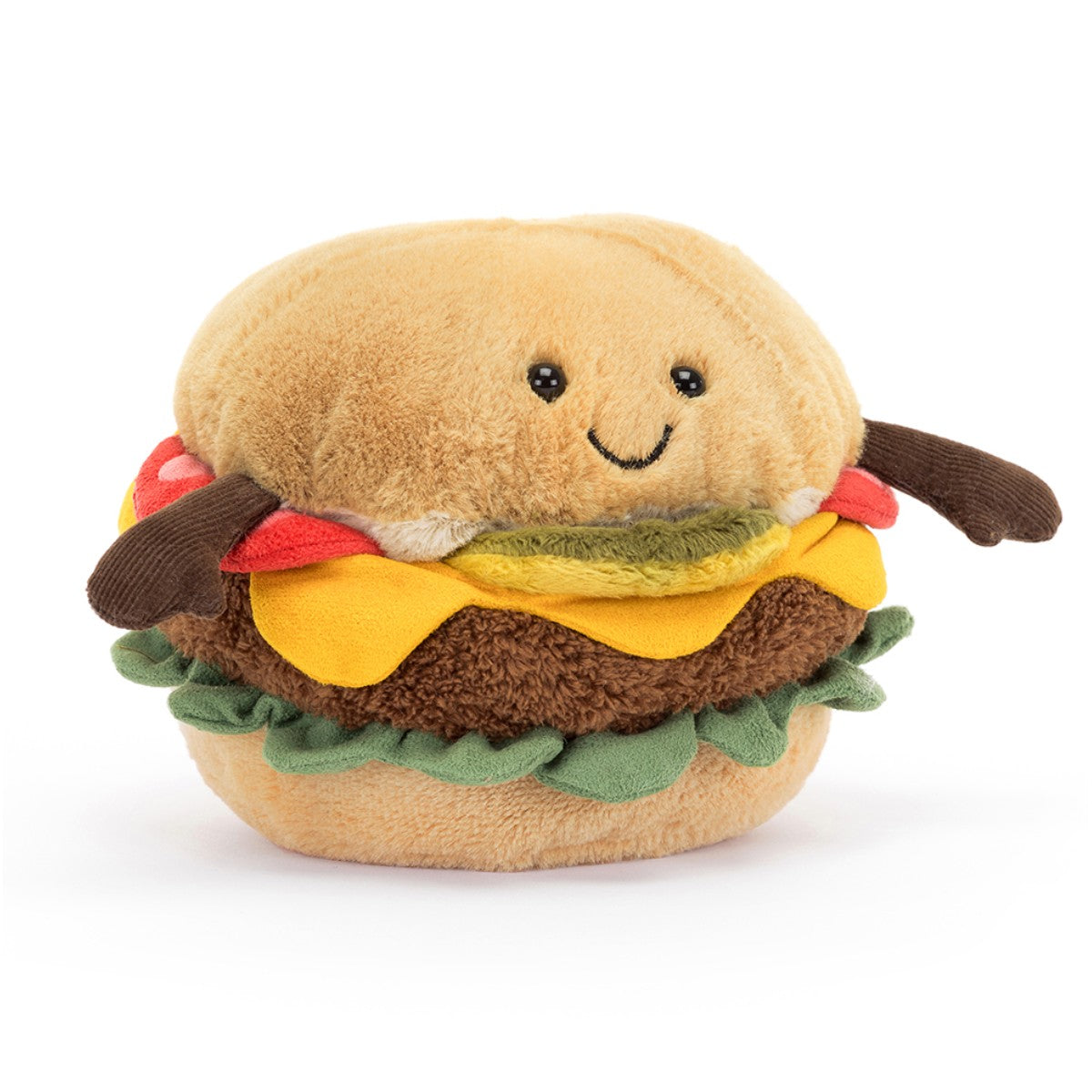 Jellycat bamse, Amuseable Burger - 11 cm