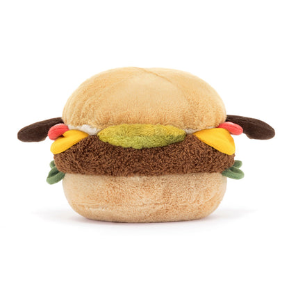 Jellycat bamse, Amuseable Burger - 11 cm
