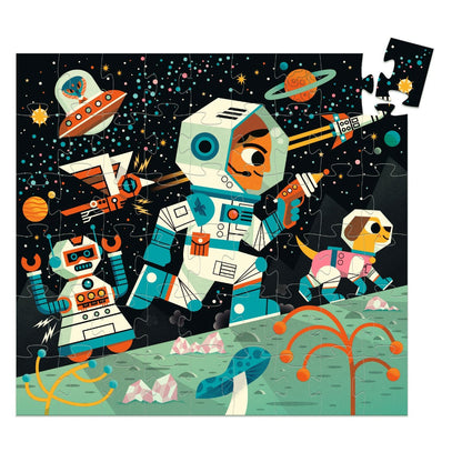 Djeco Silhuettpuslespill, Space station 54 brikker