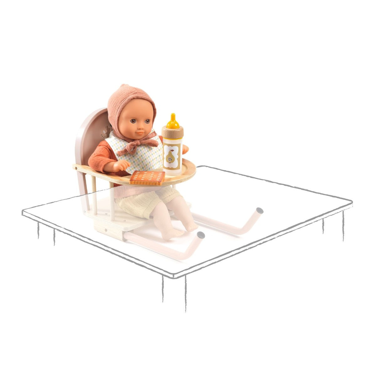 Djeco Pomea, dukkestol til bord