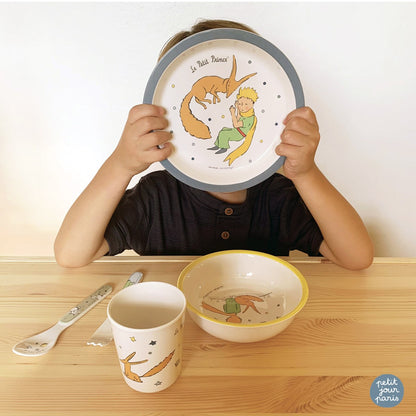 Petit Jour Paris barneservise i gaveeske med 5 deler, Den lille prins - Blå