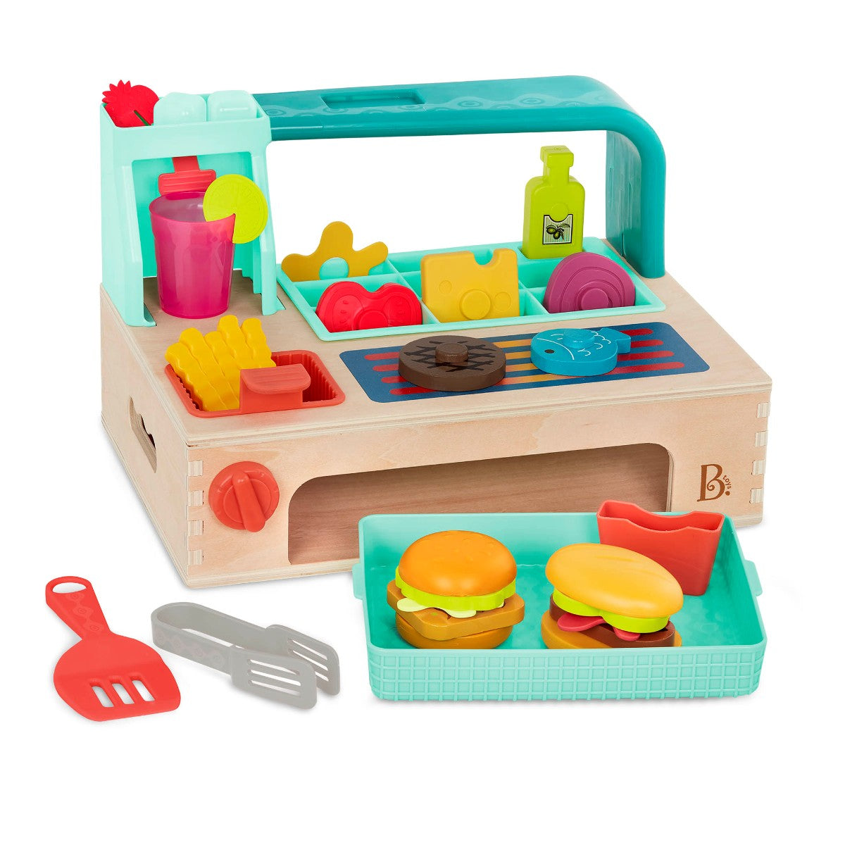 B Toys, B Wood Lekemat - Burgerstation