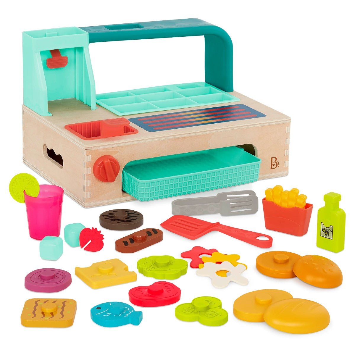 B Toys, B Wood Lekemat - Burgerstation