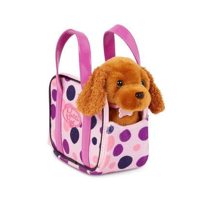 Pucci Pups hund i prikkete veske
