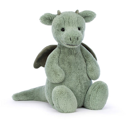 Jellycat bamse, Bashful drage, veldig stor - 67 cm