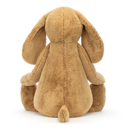 Jellycat bamse, Bashful Toffee hund, virkelig stor hund - 108 cm.