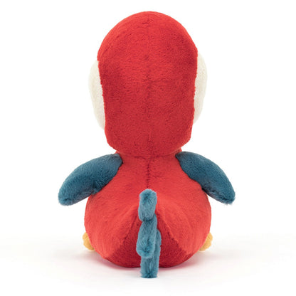 Jellycat bamse, Bodacious Beak papegøye - 22 cm